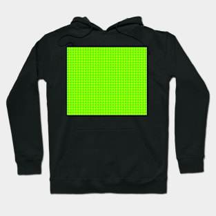 Green and Yellow Houndstooth Hoodie